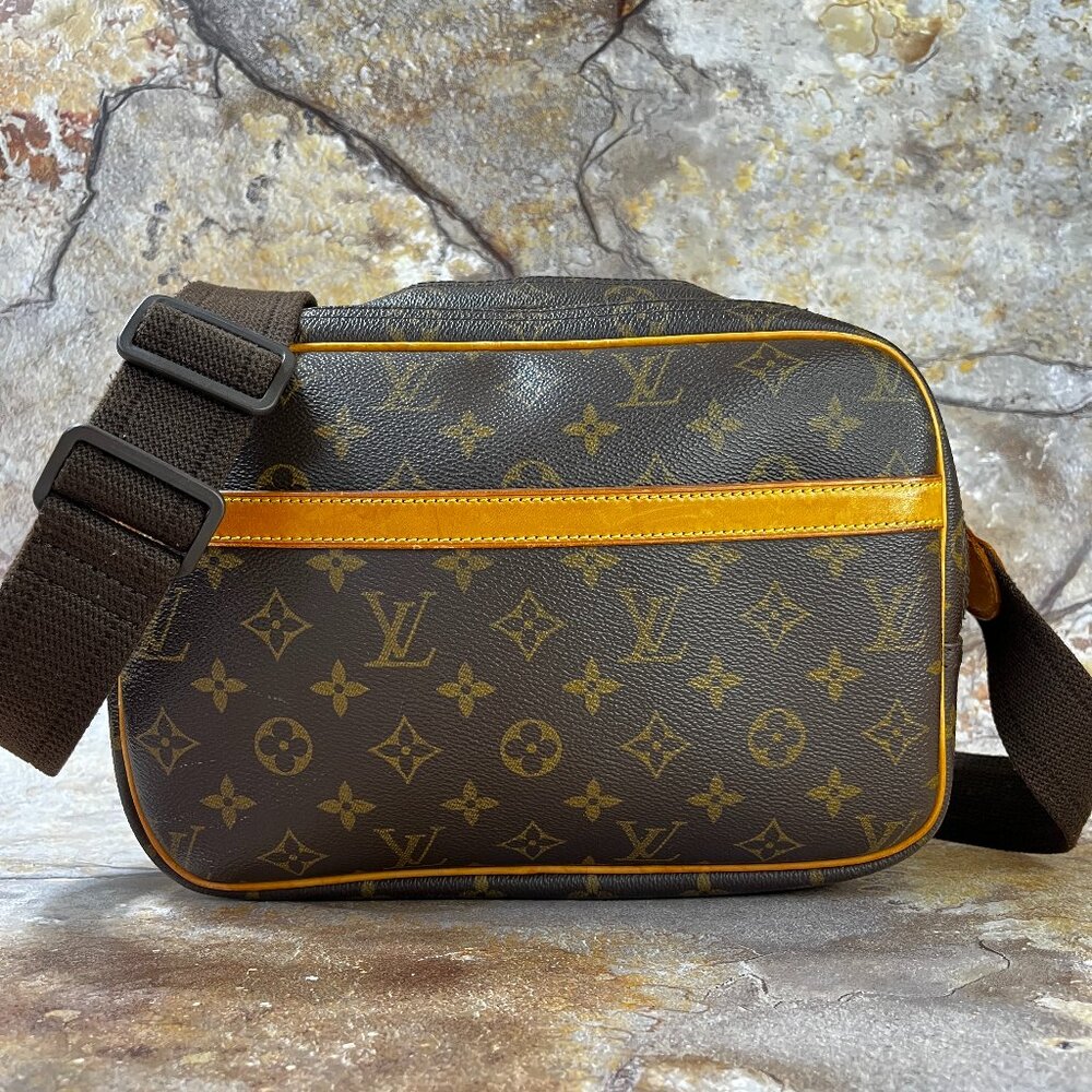 Louis Vuitton Reporter PM Monogram Crossbody / Shoulder Bag Canvas Messenger Bag